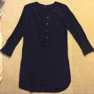 Navy Madewell shirt, size M
